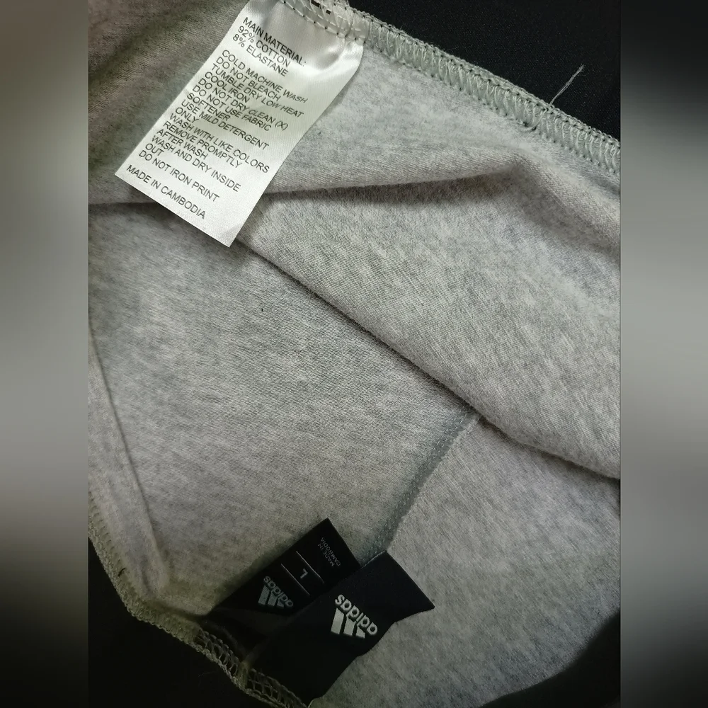 Adidas Originals grey cotton  gym tights/ leggings - Picture 6 of 9